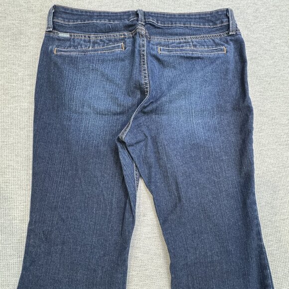 Cinch Lynden Womens Size 32/12R Blue Flared Jeans High Rise Dark Wash Cowgirl - Picture 4 of 15